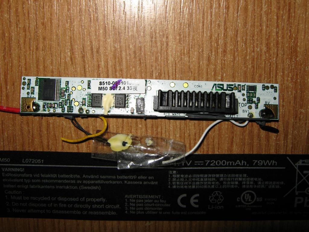 Схема аккумулятора ноутбука asus