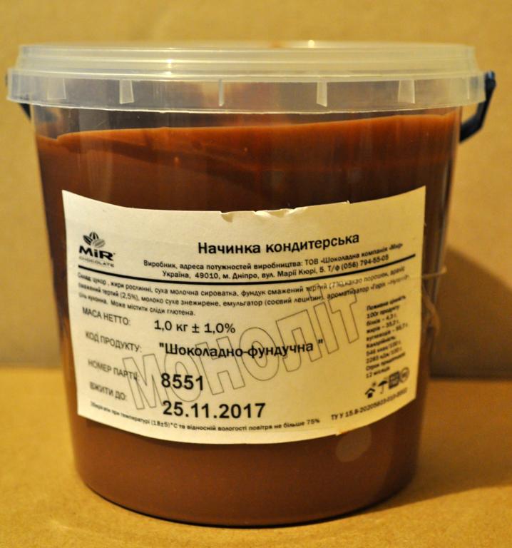 Фундучно шоколадная паста