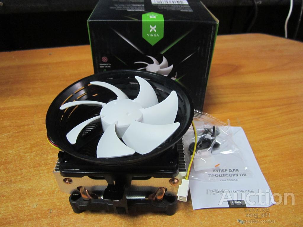 Кулер Vinga для процессора CPU S 775, 1150, 1151, 1155, 1156, AM2, AM+ ...
