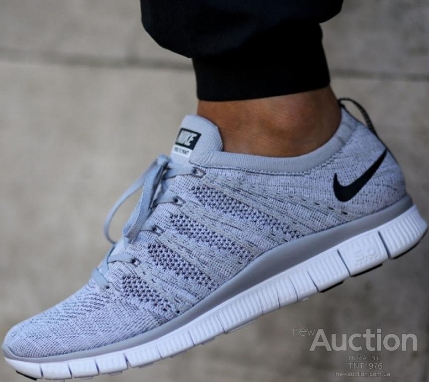 39 40 Nike Free 5.0 Flyknit NSW Wolf Grey Newauction . TNT1976. 135185132719679