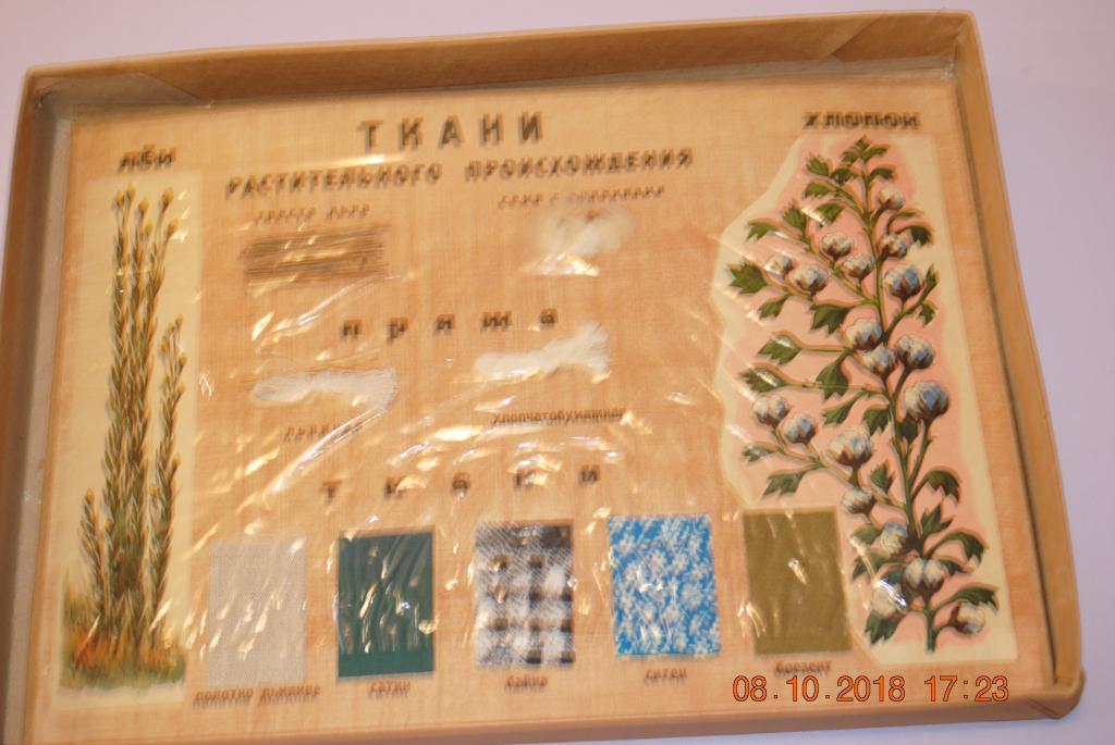 Коллекция промышленные образцы тканей и ниток