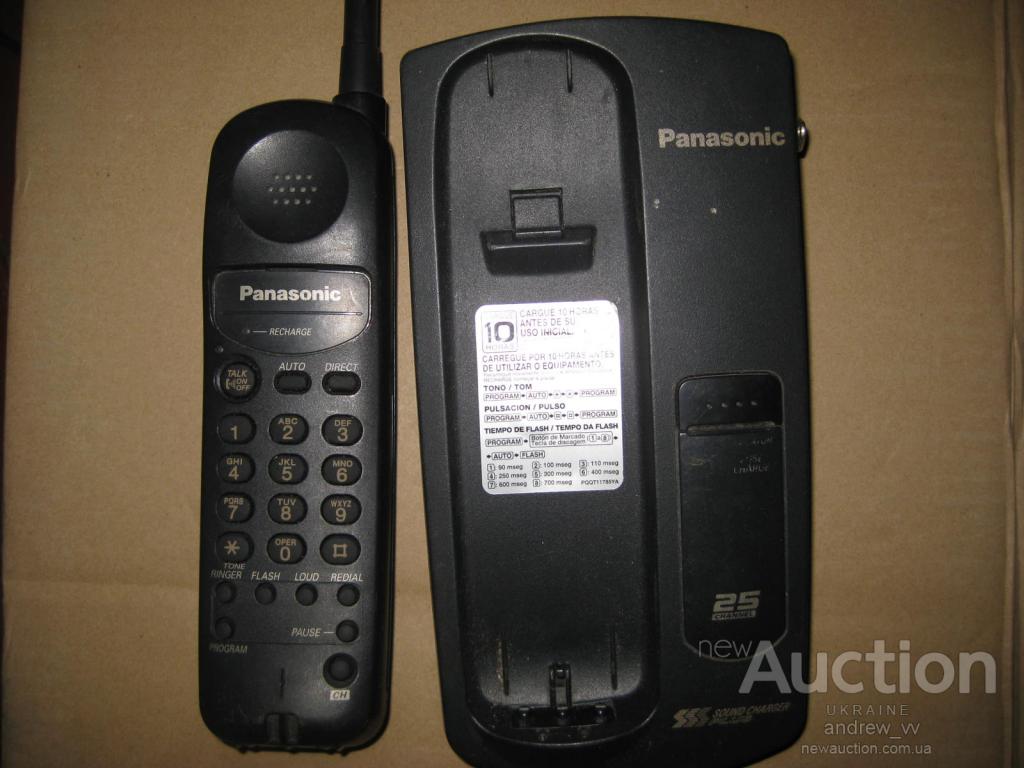 Радиотелефон Panasonic — Покупайте на Newauction.org по выгодной цене. Лот  из Волынская, Володимир-Волинський. Продавец andrew_vv. Лот 196281275612630