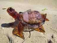 Черепаха с медузой . Мурано . Murano мурановское стекло для подарка