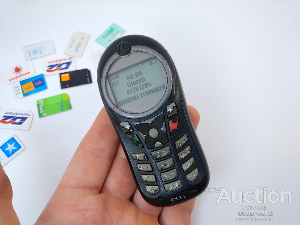 Ретро Motorola c115 2004г — Покупайте на Newauction.org по выгодной цене.  Лот из Ивано-Франковская, Ланчин. Продавец Doctor-BenQ. Лот 253102106438240