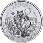 10 Долларов 2021 Оборотень (Серебро 0.999, 62.2г) 2oz, Канада 2 Унции