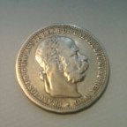 серебряная монета корона 1899 года АВСТРИЙСКИЙ император ФРАНЦ-ИОСИФ I, nf374