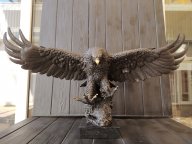 Орел . Бронзовая скульптура . Бронза 75 см . ок 20 кг
